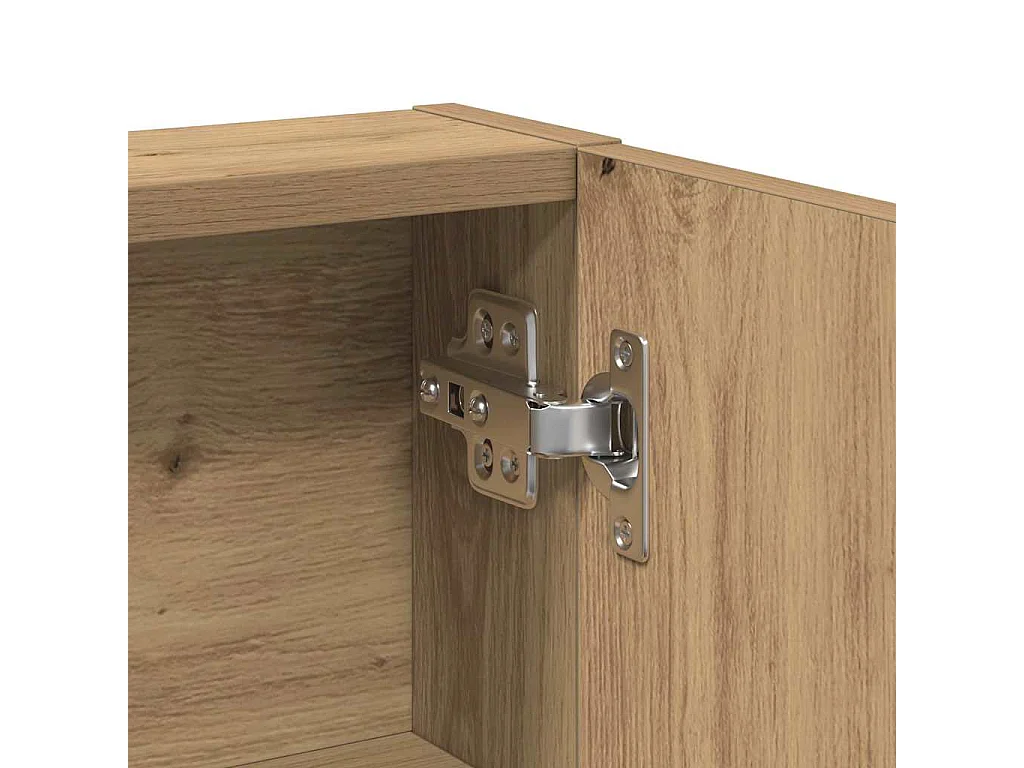 Coiffeuse chêne artisanal 80 x 35 x 132 cm Bois d'ingénierie