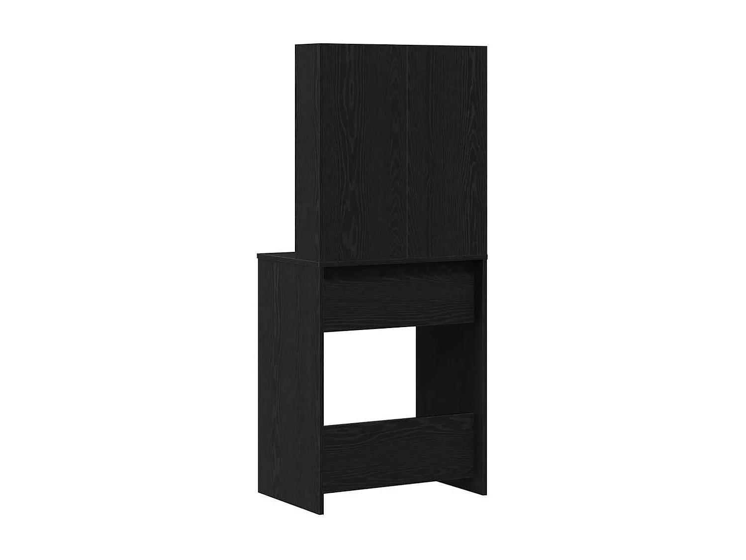 Table de Toilette Chêne noir 60 x 40 x 140 cm Bois d'ingénierie