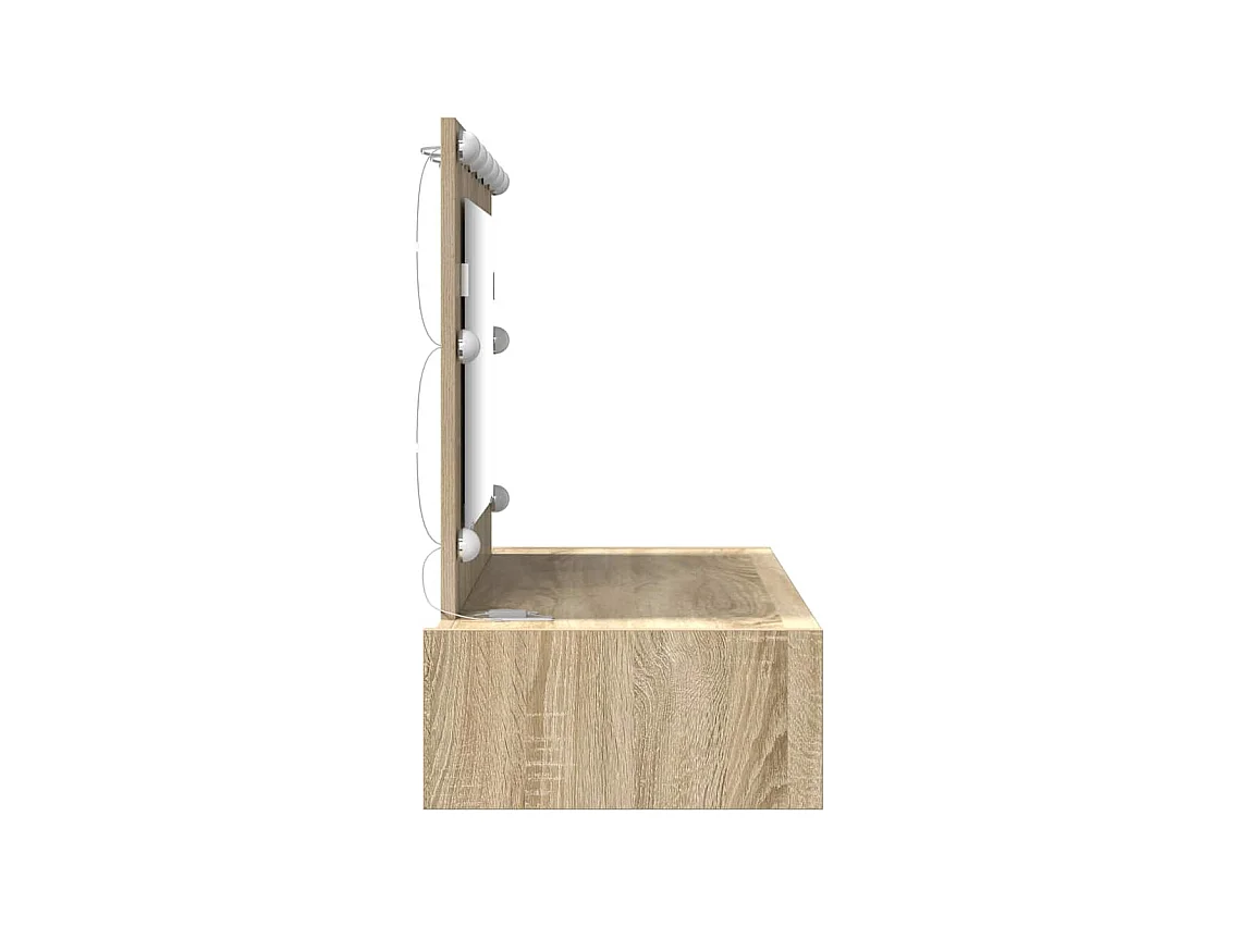 Table de Toilette Marron 100 x 40 x 70 cm Bois d'ingénierie