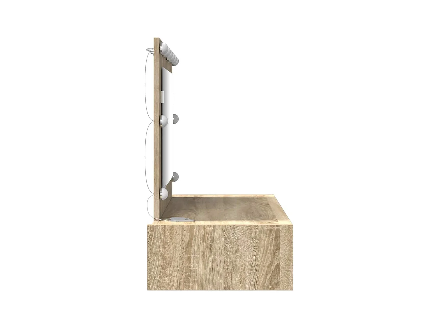 Table de Toilette Marron 100 x 40 x 70 cm Bois d'ingénierie