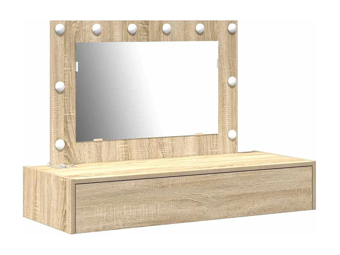 Table de Toilette Marron 100 x 40 x 70 cm Bois d'ingénierie