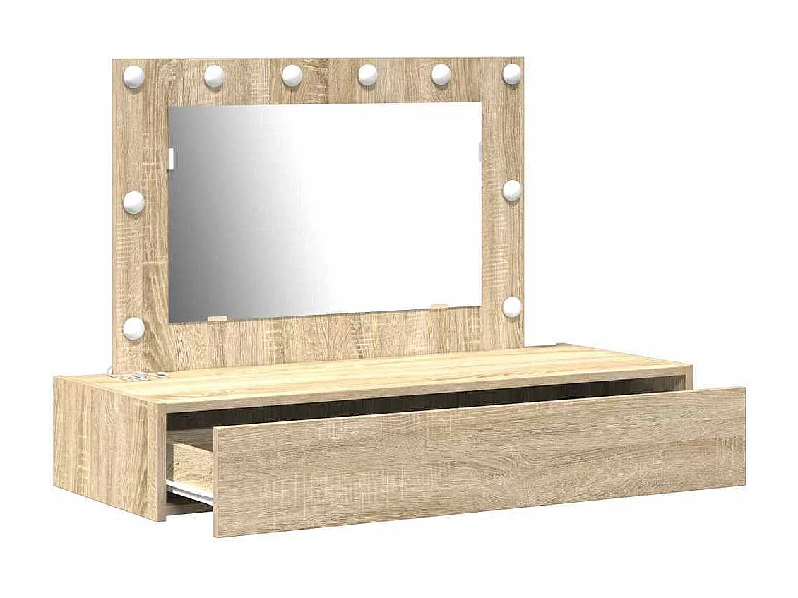 Table de Toilette Marron 100 x 40 x 70 cm Bois d'ingénierie