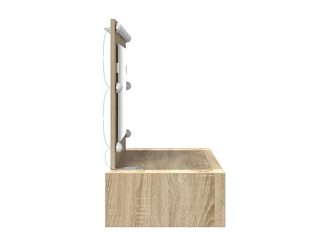 Table de Toilette Marron 100 x 40 x 70 cm Bois d'ingénierie