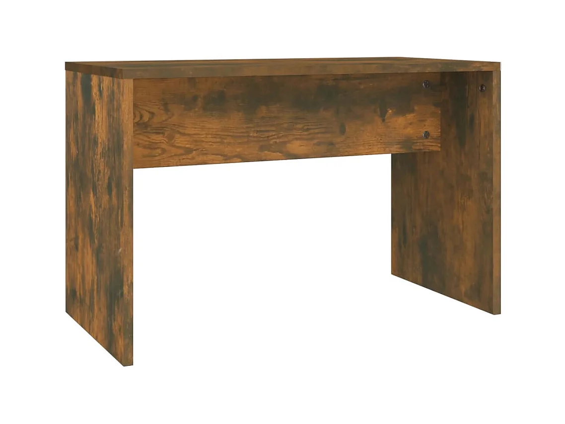 Conjunto de tocador con LED Madera de ingeniería de roble ahumado