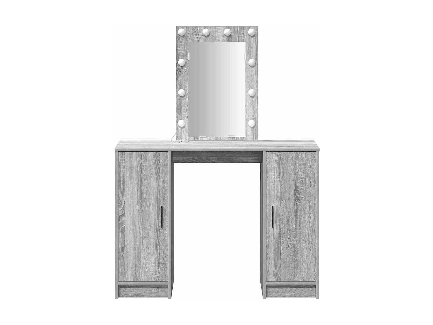 Tocador gris 102 x 33 x 135 cm Madera de ingeniería