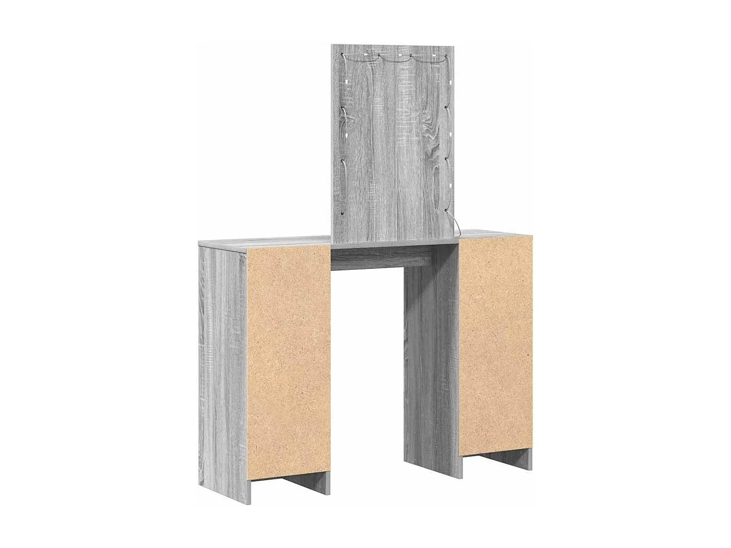 Tocador gris 102 x 33 x 135 cm Madera de ingeniería