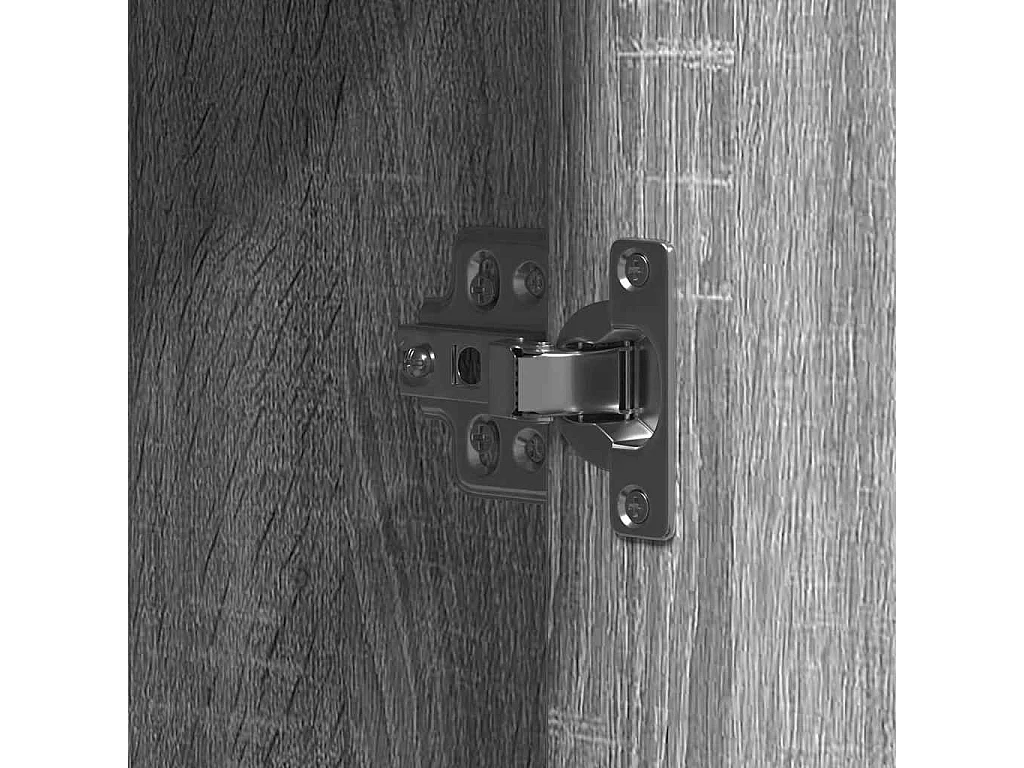 Tocador gris 102 x 33 x 135 cm Madera de ingeniería