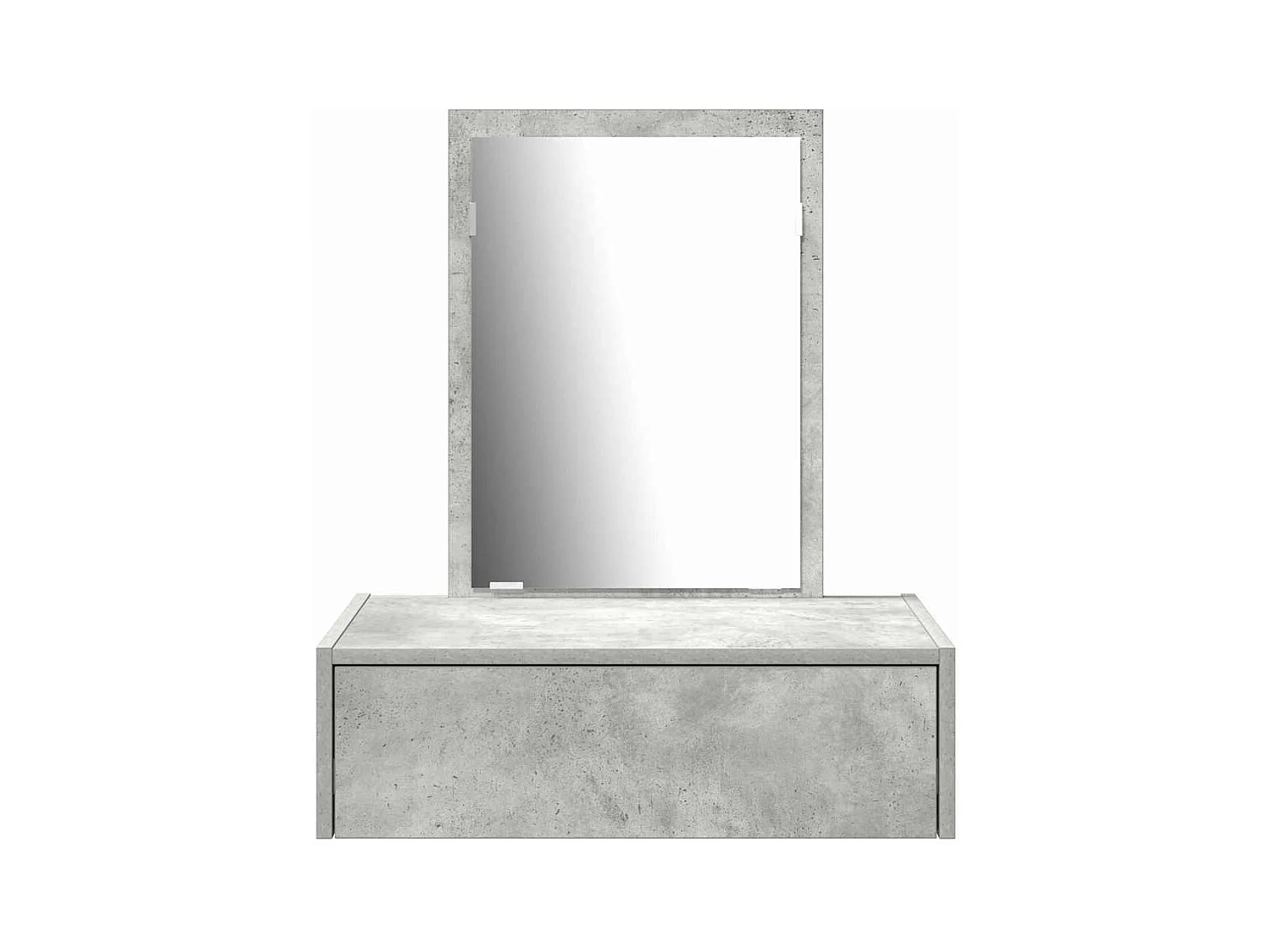 Table de Toilette Gris 60 x 40 x 70 cm Bois d'ingénierie