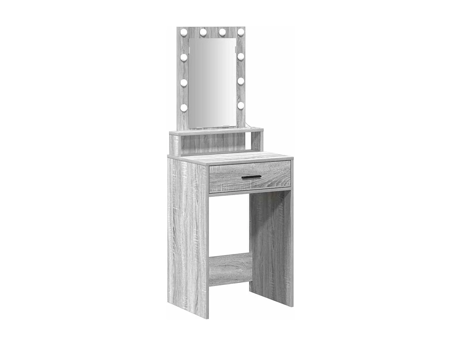 Table de Toilette Gris 50 x 41 x 140 cm Bois d'ingénierie