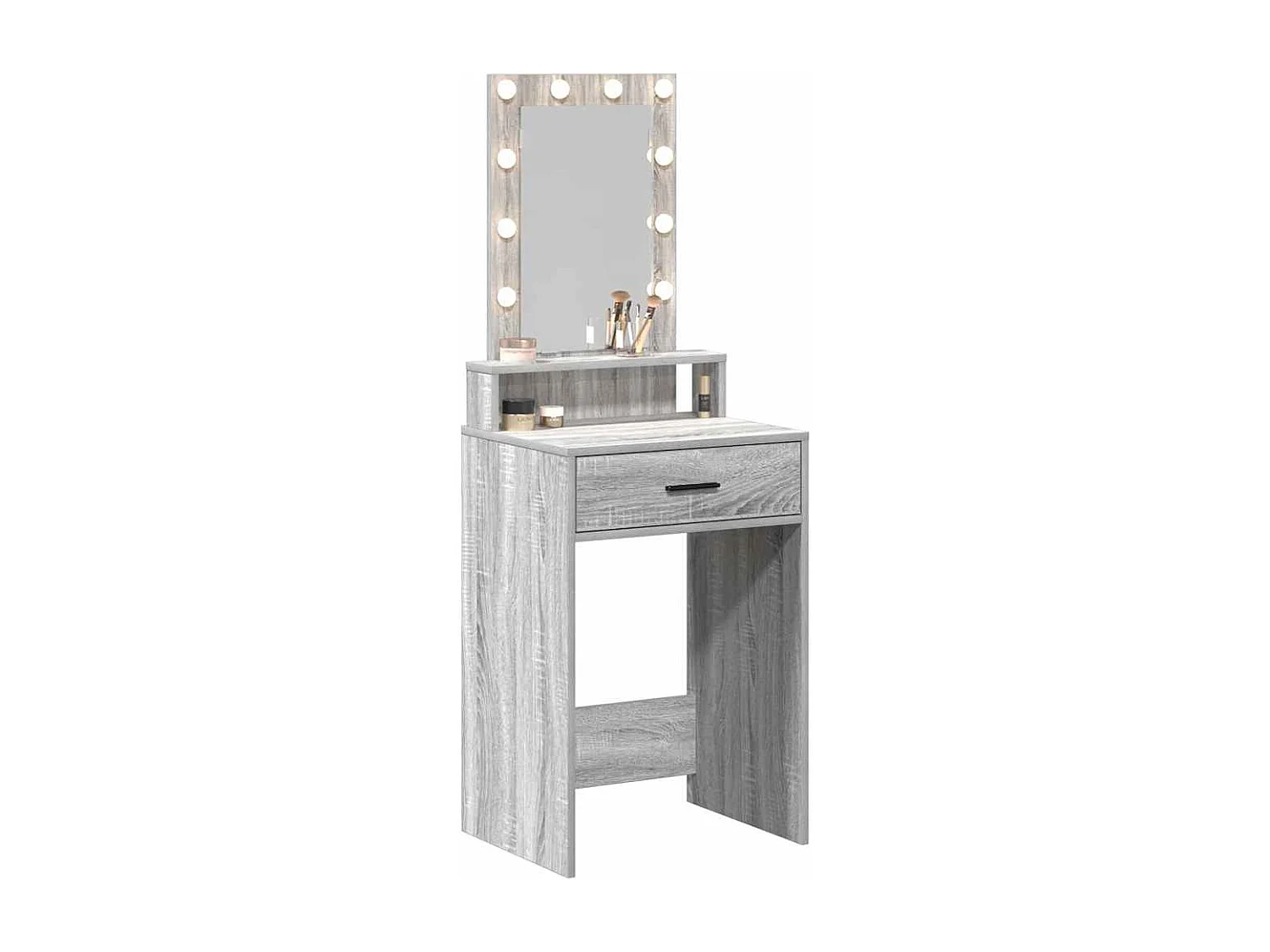 Table de Toilette Gris 50 x 41 x 140 cm Bois d'ingénierie
