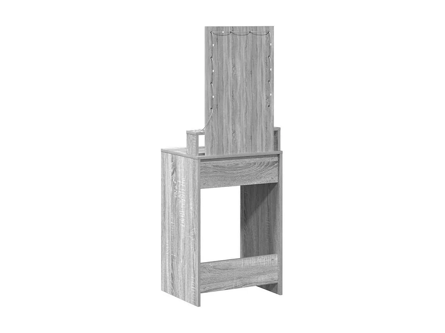 Table de Toilette Gris 50 x 41 x 140 cm Bois d'ingénierie