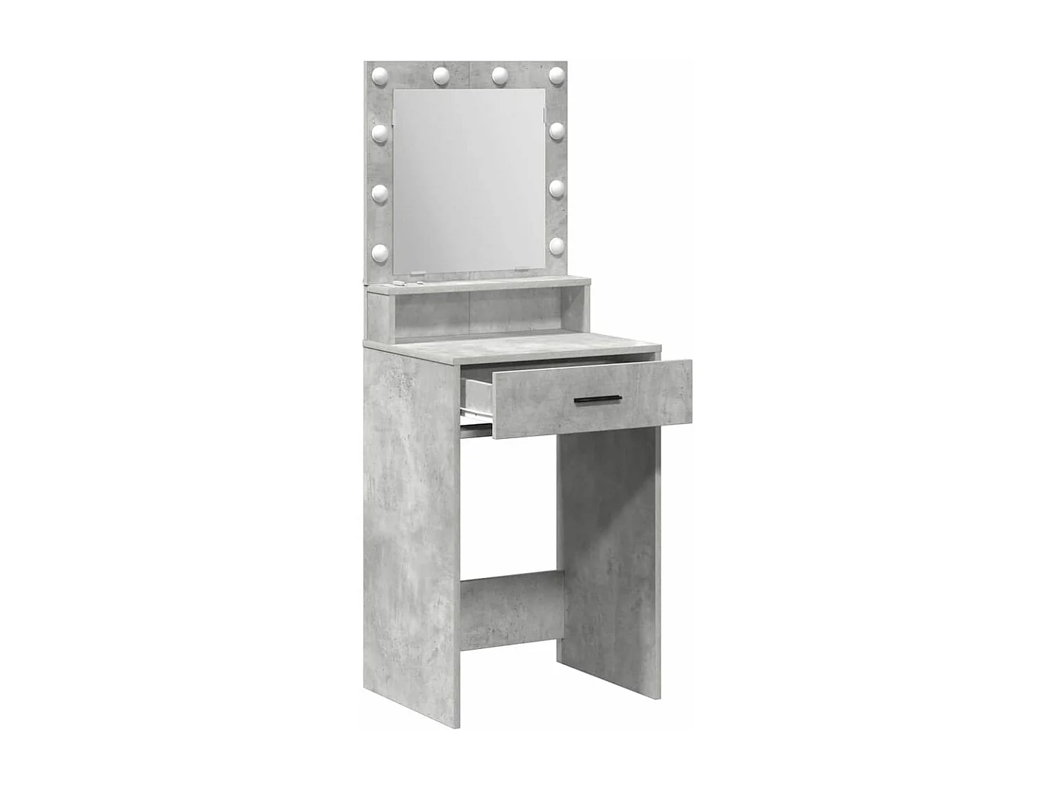 Coiffeuse Gris béton 50 x 41 x 135 cm Bois d'ingénierie