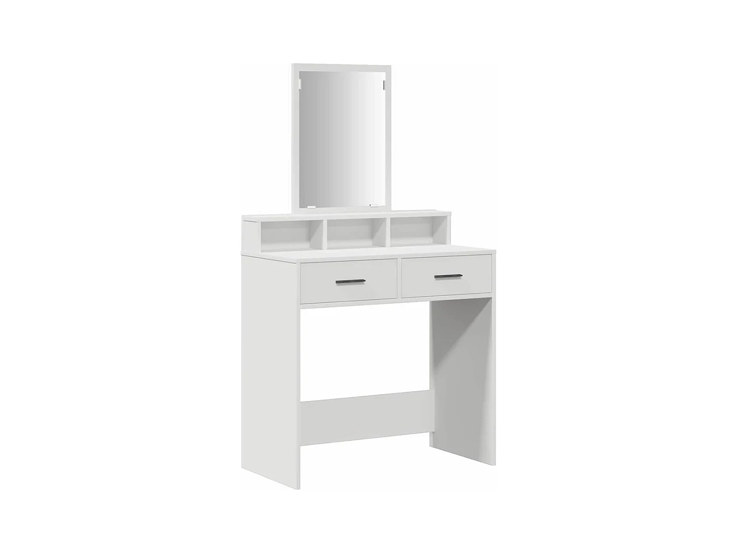 Coiffeuse avec tiroir Blanc 79 x 41 x 140 cm Bois d'ingénierie