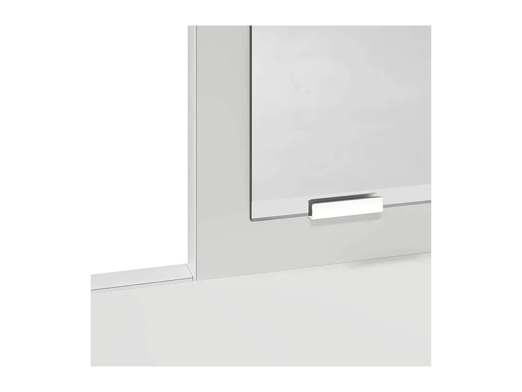 Coiffeuse avec tiroir Blanc 79 x 41 x 140 cm Bois d'ingénierie