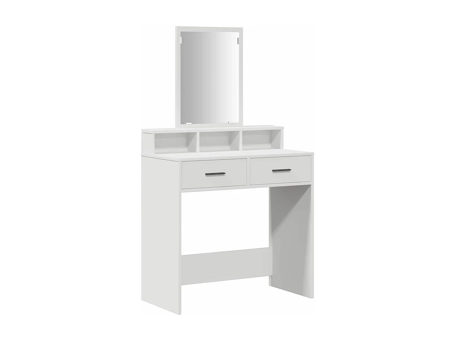 Coiffeuse avec tiroir Blanc 79 x 41 x 140 cm Bois d'ingénierie