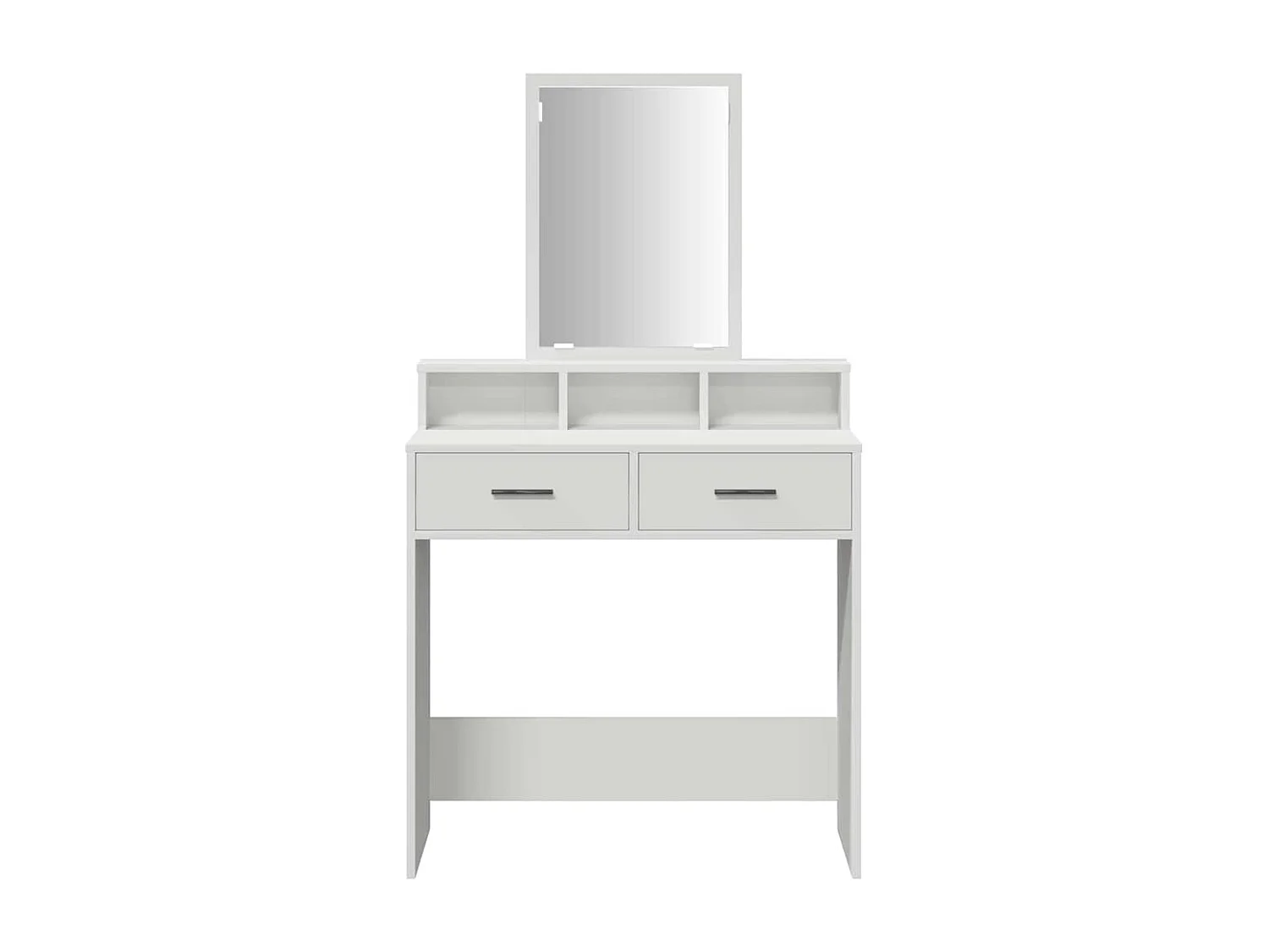 Coiffeuse avec tiroir Blanc 79 x 41 x 140 cm Bois d'ingénierie