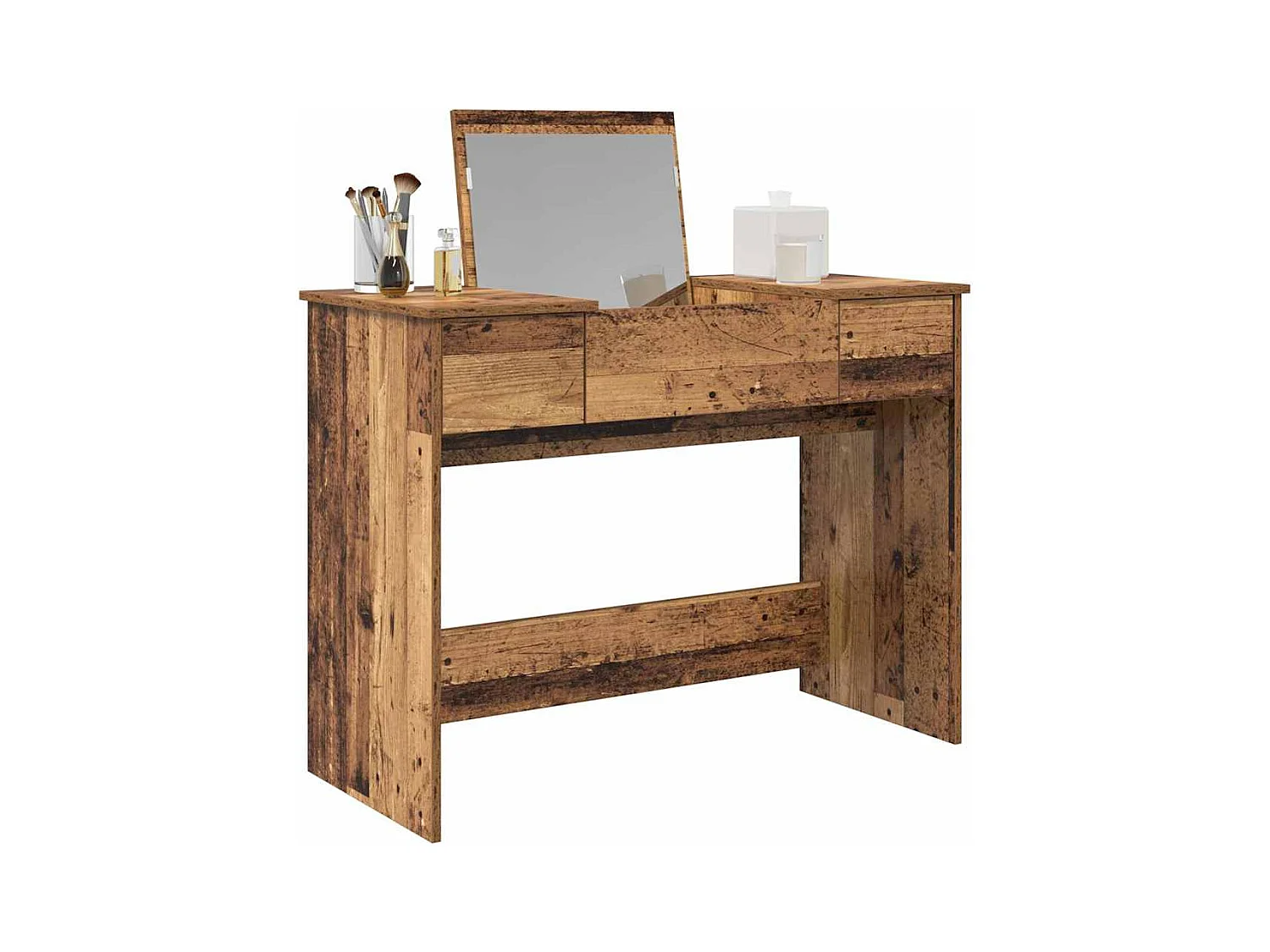 Table de Toilette avec tiroir Bois ancien 100 x 45 x 76 cm