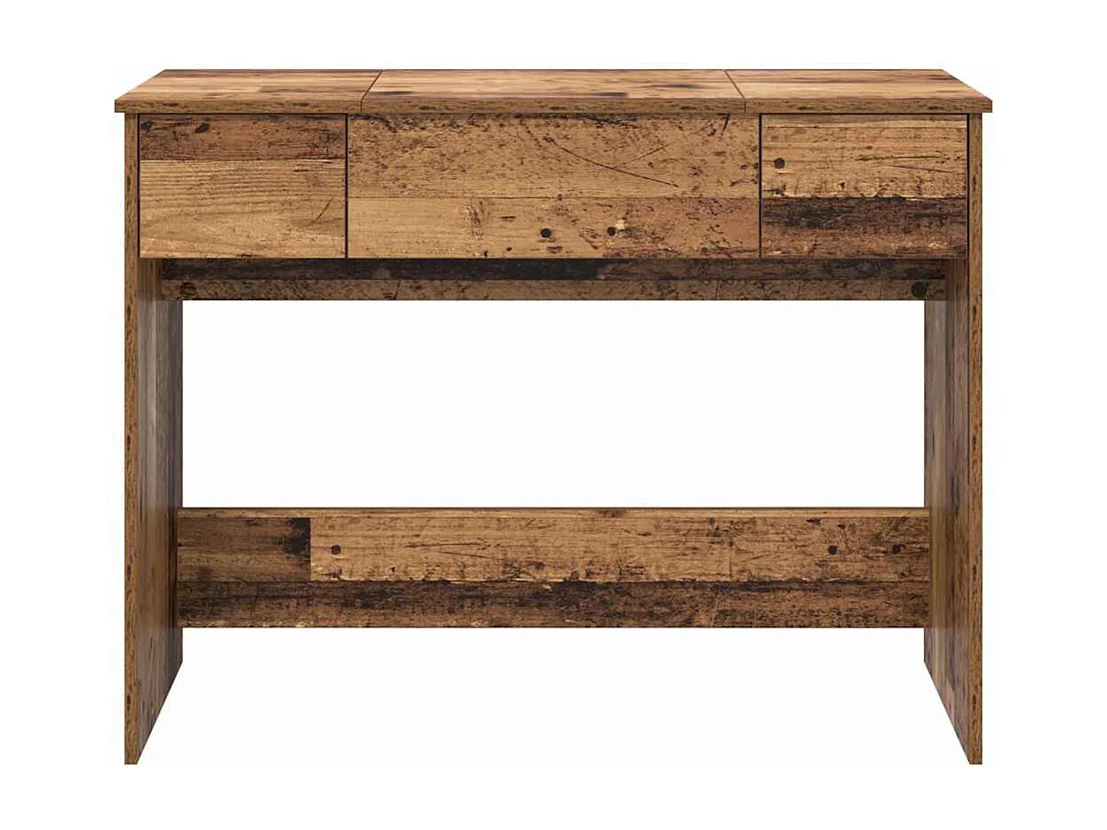 Table de Toilette avec tiroir Bois ancien 100 x 45 x 76 cm
