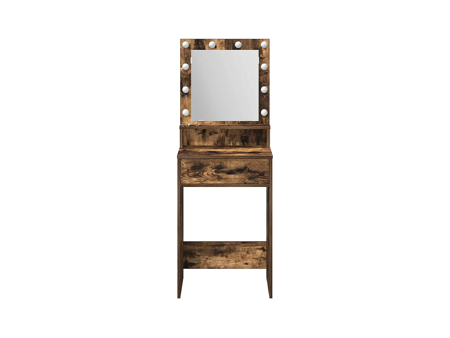 Coiffeuse Chêne fumé 50 x 41 x 135 cm Bois d'ingénierie