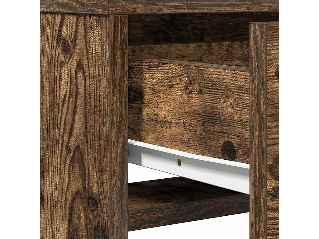 Coiffeuse Chêne fumé 50 x 41 x 135 cm Bois d'ingénierie