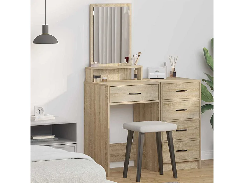 Coiffeuse Chêne Sonoma 50 x 41 x 140 cm Bois d'ingénierie