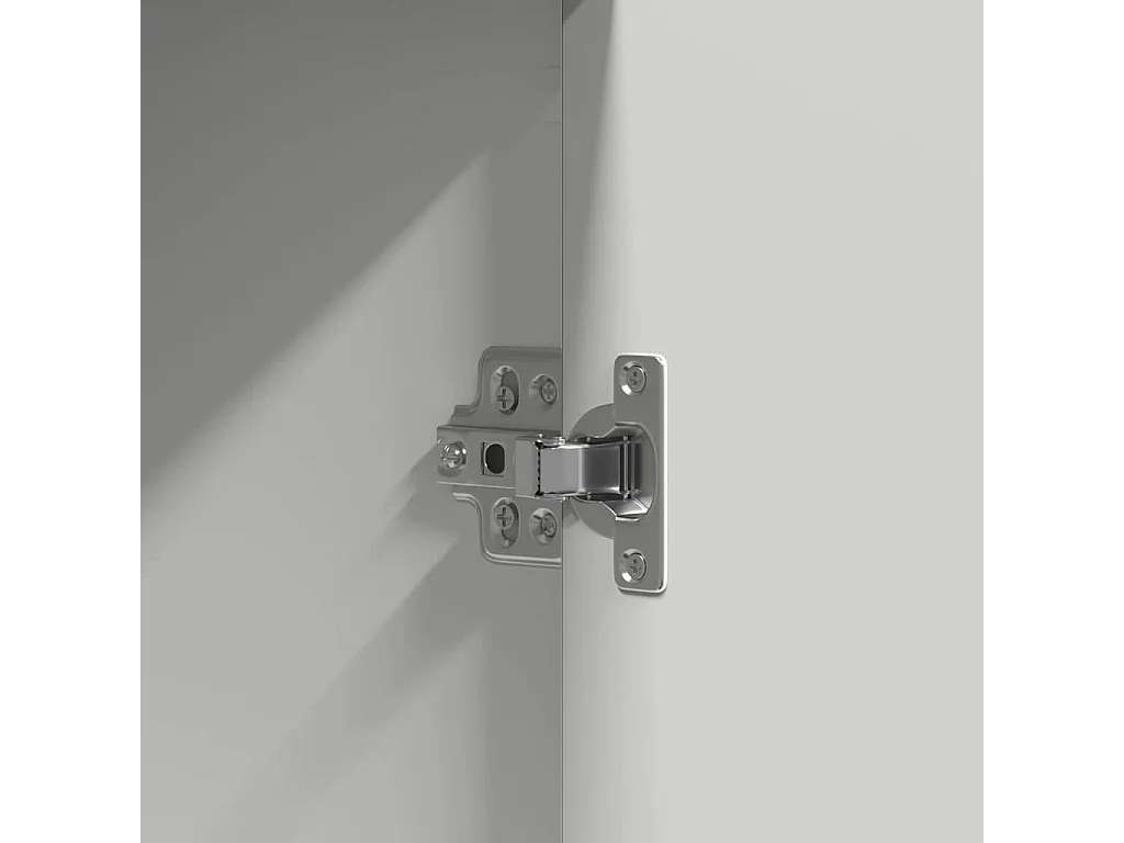 Witte kaptafel 102 x 33 x 135 cm bewerkt hout