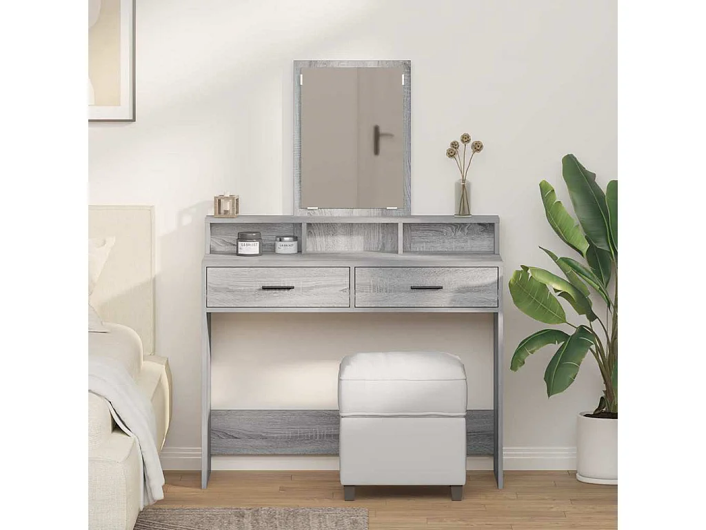 Sonoma Grey kaptafel 100 x 41 x 140 cm bewerkt hout