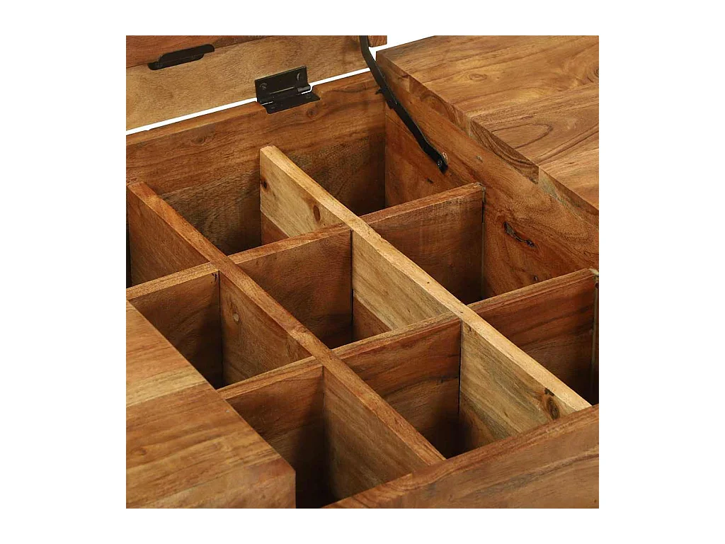 Coiffeuses pour Chambre Marron Bois d'acacia massif