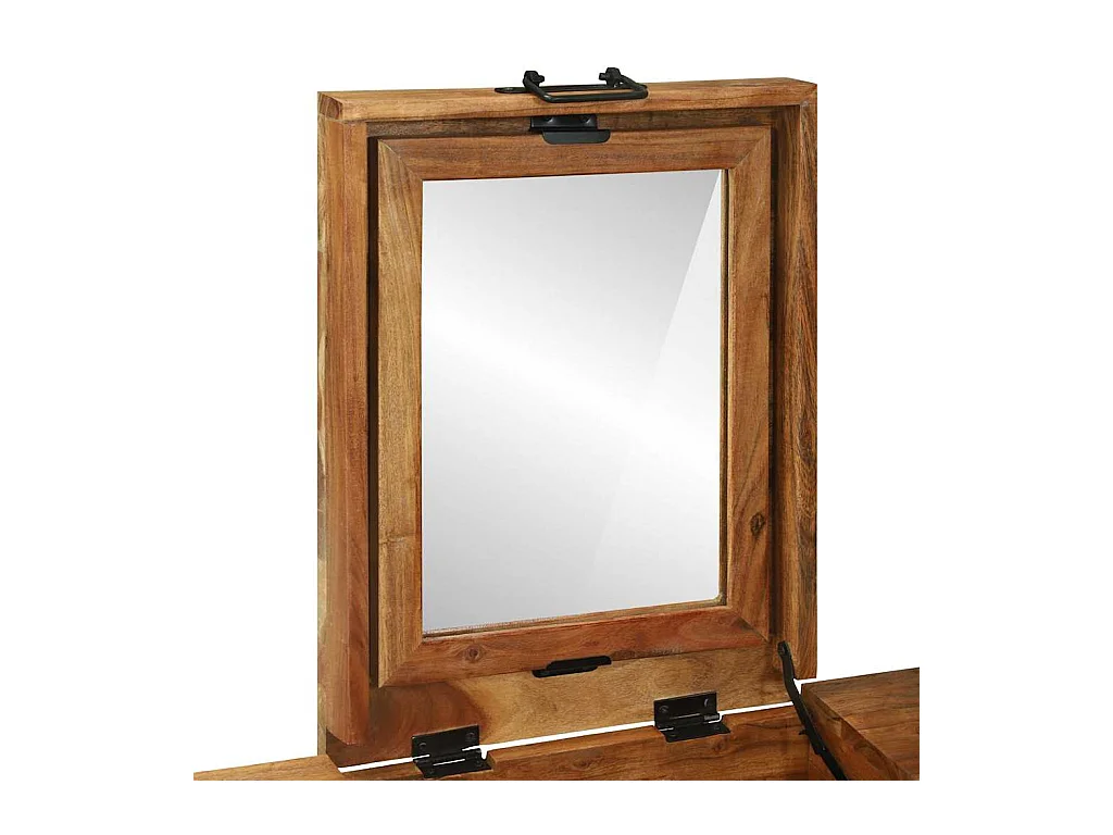 Coiffeuses pour Chambre Marron Bois d'acacia massif