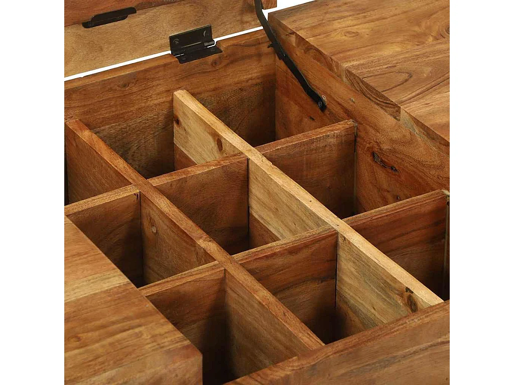 Coiffeuses pour Chambre Marron Bois d'acacia massif