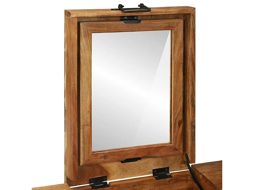 Coiffeuses pour Chambre Marron Bois d'acacia massif