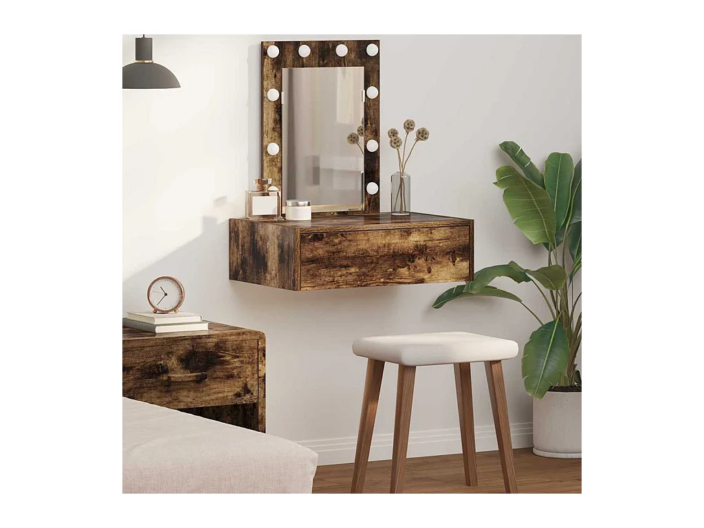 Table de Toilette Marron 60 x 40 x 70 cm Bois d'ingénierie