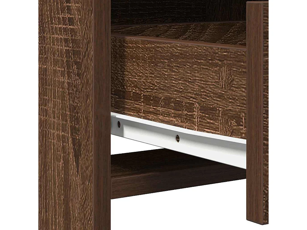 Kaptafel Bruin eiken 50 x 41 x 135 cm Technisch hout