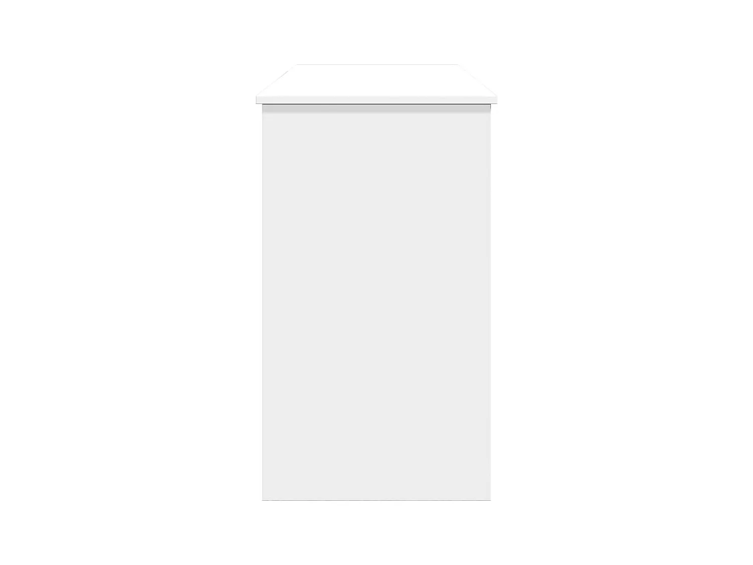 Kaptafel met witte spiegel 100x45x76 cm