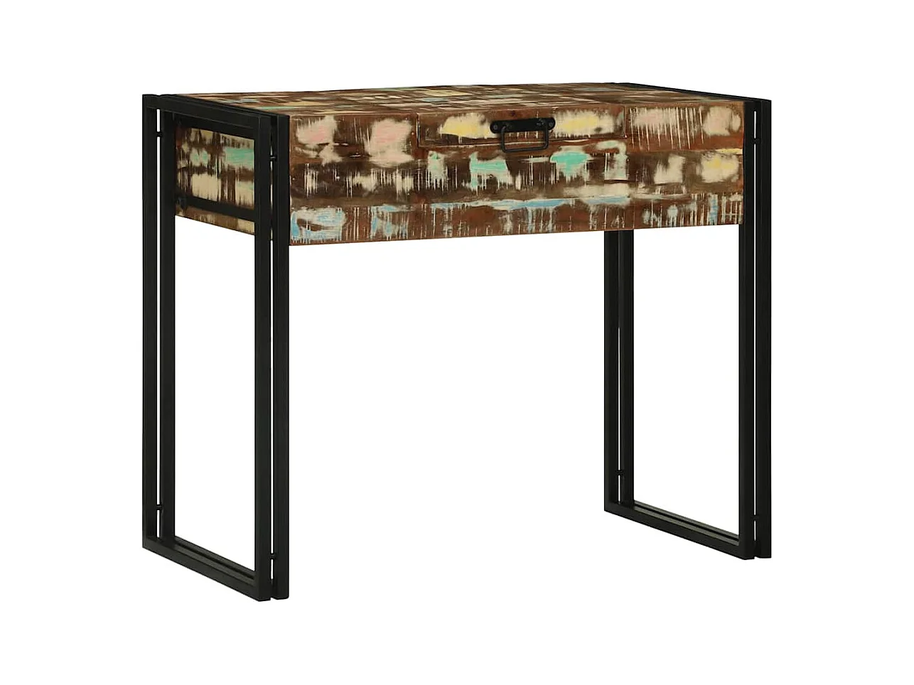 Tavoli da toeletta per camera da letto in legno massello di recupero multicolore