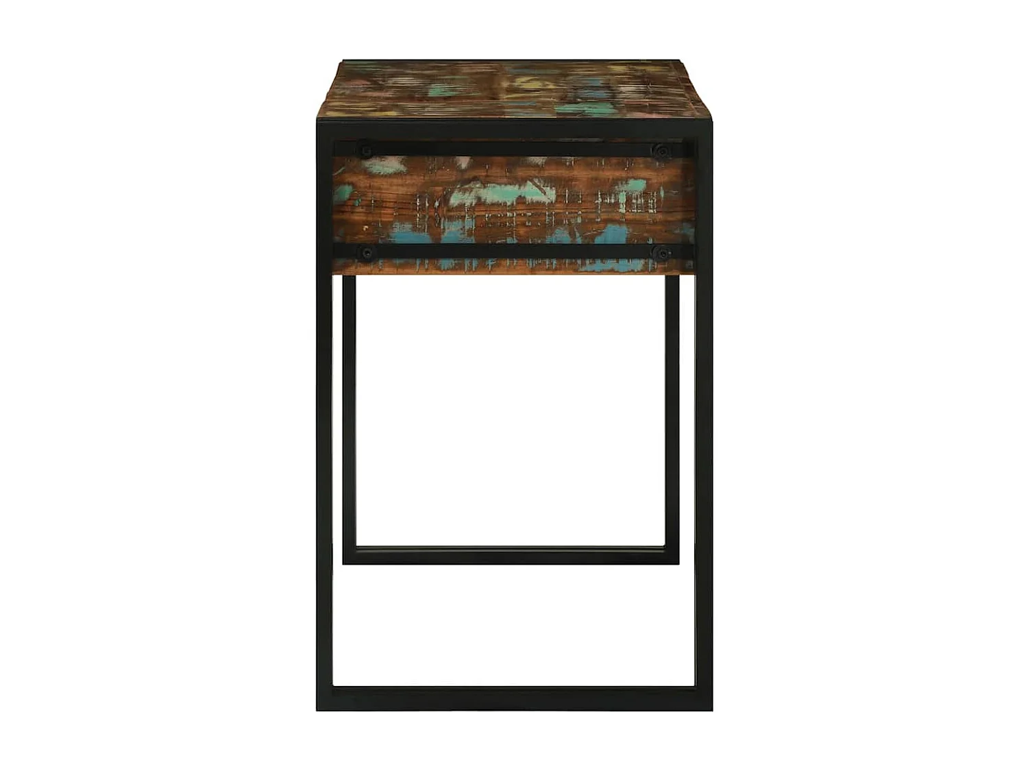 Tavoli da toeletta per camera da letto in legno massello di recupero multicolore