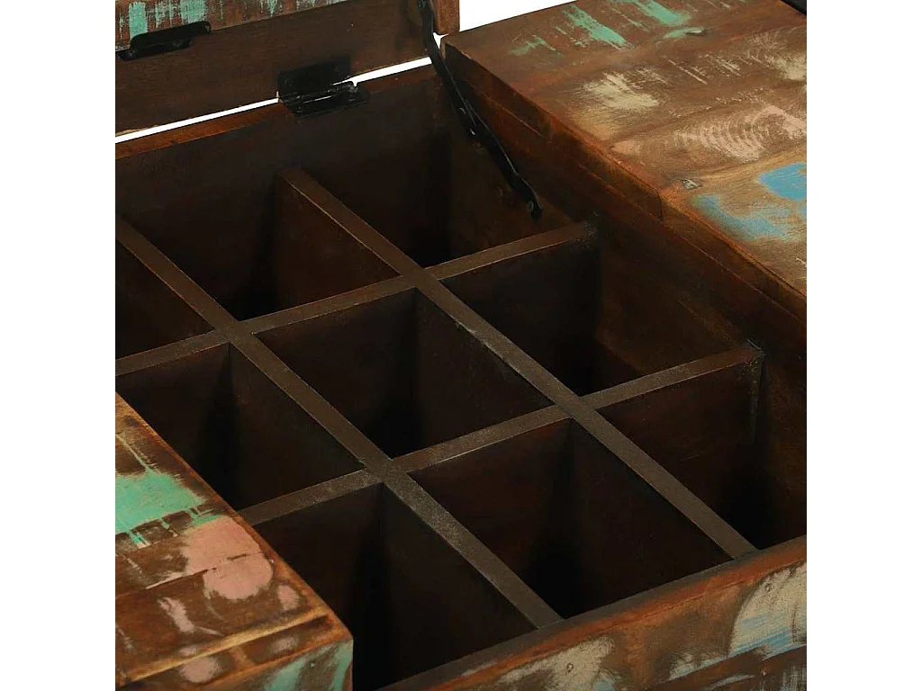 Tavoli da toeletta per camera da letto in legno massello di recupero multicolore