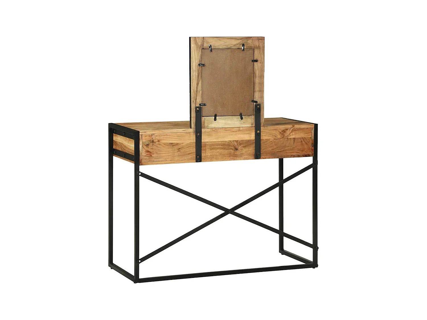 Table de Toilette Marron 100 x 40 x 120 cm Bois d'acacia massif