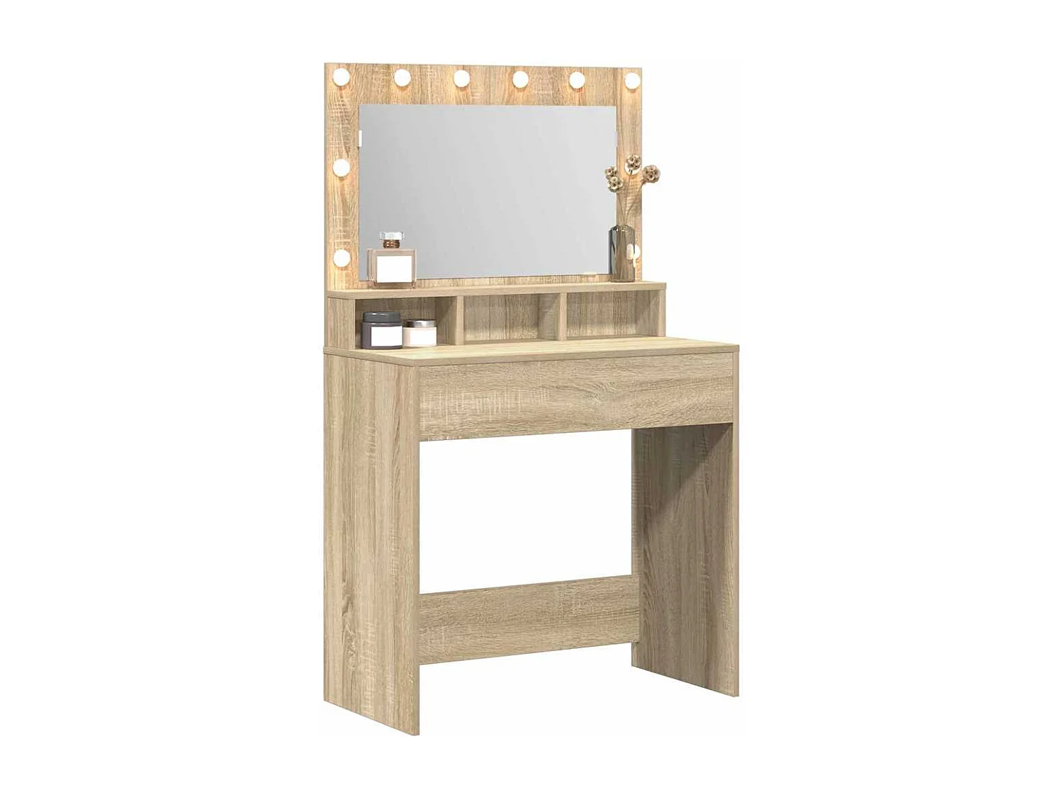 Coiffeuse Chêne sonoma 79 x 41 x 135 cm Bois d'ingénierie