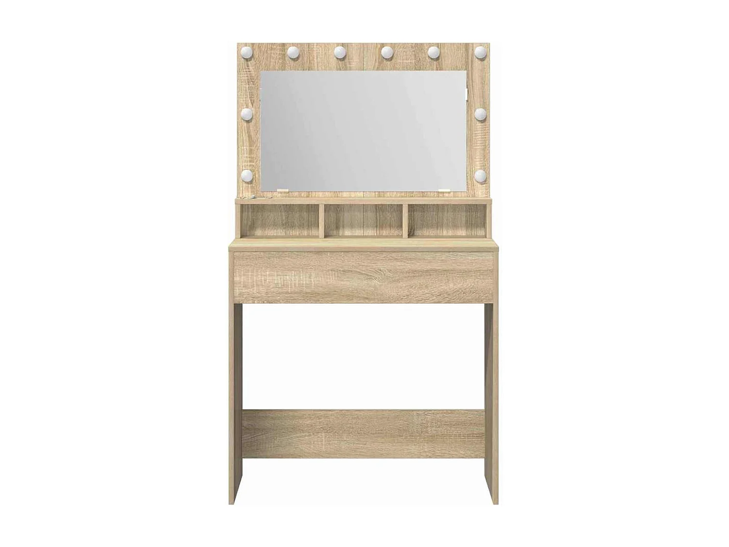 Coiffeuse Chêne sonoma 79 x 41 x 135 cm Bois d'ingénierie