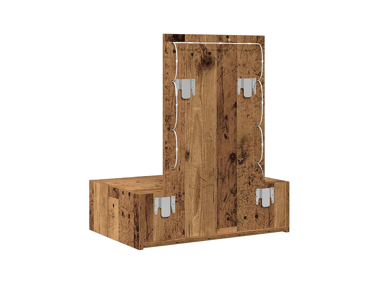 Table de Toilette Marron 60 x 40 x 70 cm Bois d'ingénierie