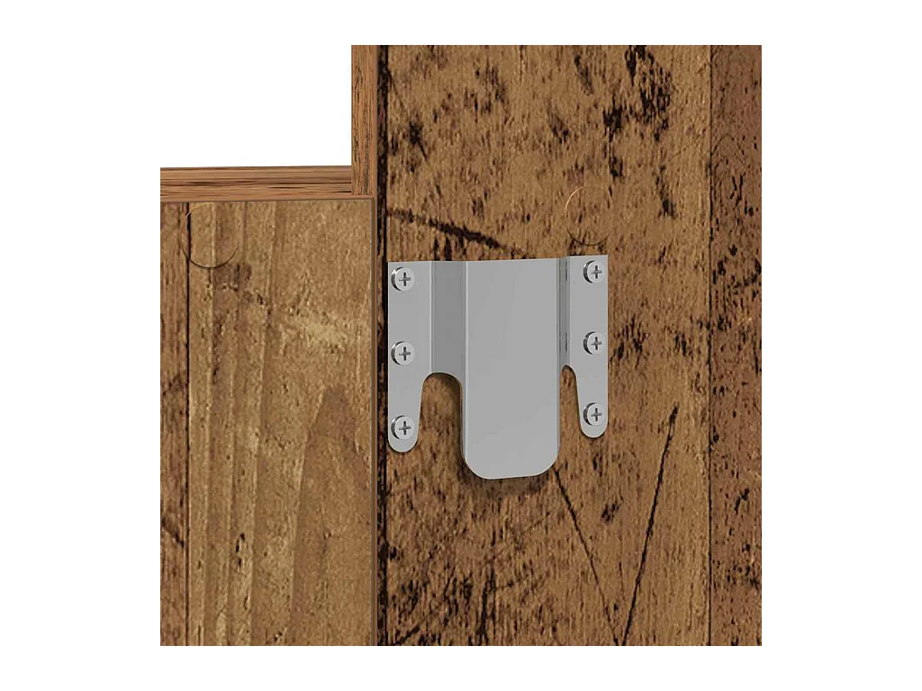 Table de Toilette Marron 60 x 40 x 70 cm Bois d'ingénierie