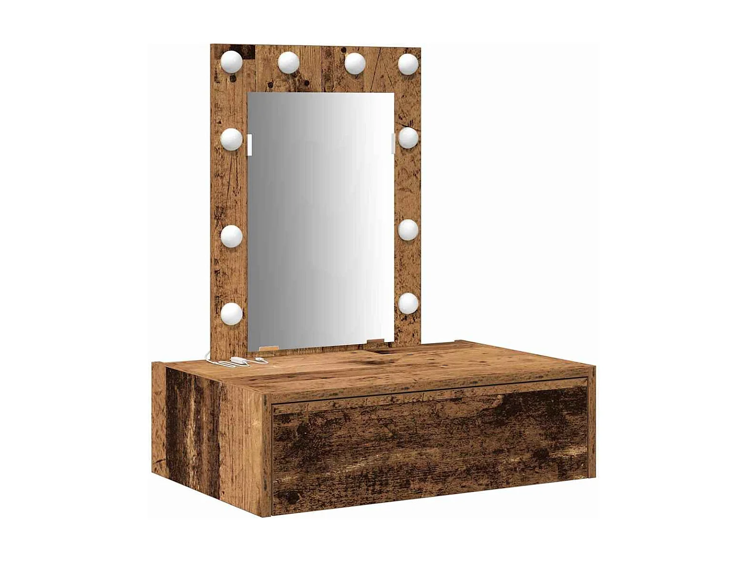 Table de Toilette Marron 60 x 40 x 70 cm Bois d'ingénierie