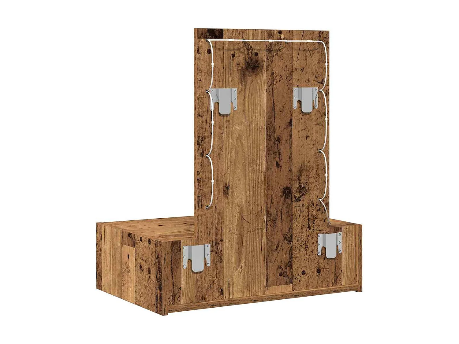 Table de Toilette Marron 60 x 40 x 70 cm Bois d'ingénierie