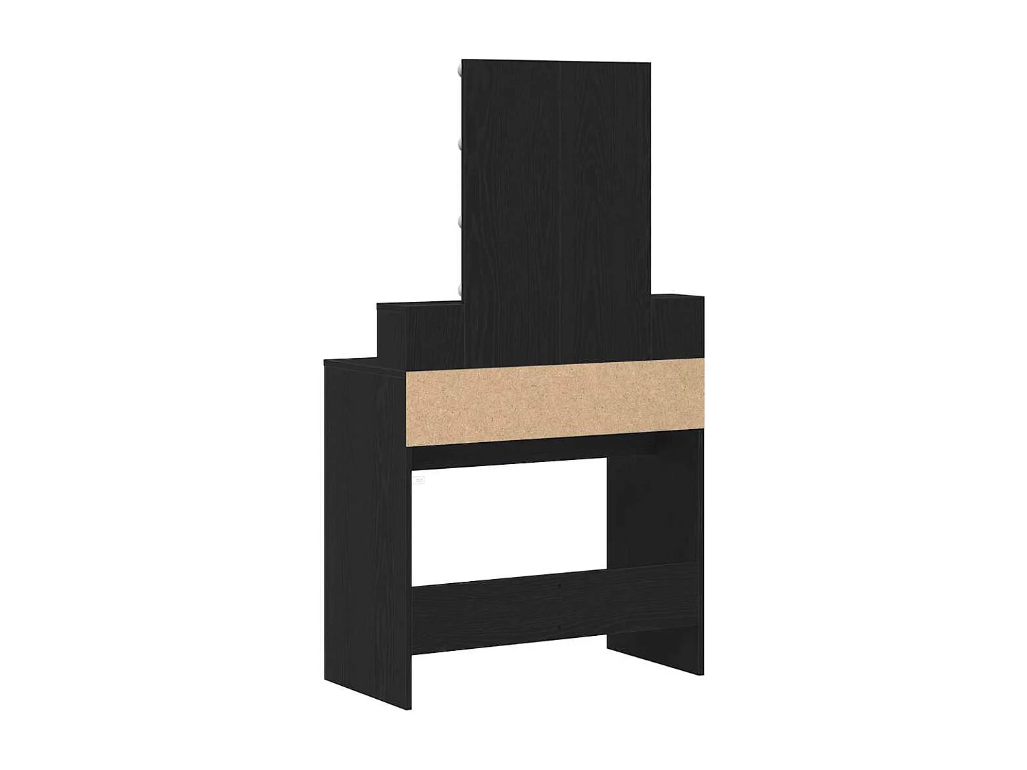 Coiffeuse Chêne noir 80 x 41 x 144,5 cm Bois d'ingénierie