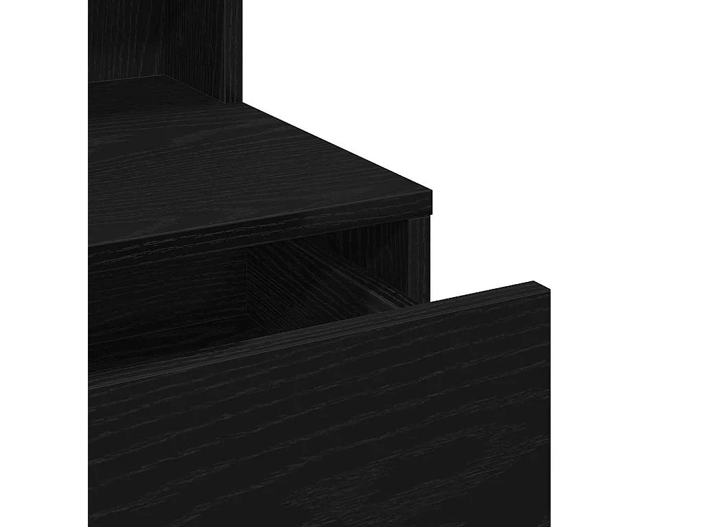 Coiffeuse Chêne noir 80 x 41 x 144,5 cm Bois d'ingénierie