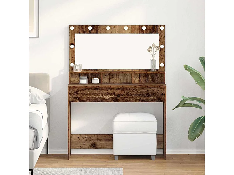 Coiffeuse Bois ancien 100 x 41 x 135 cm Bois d'ingénierie