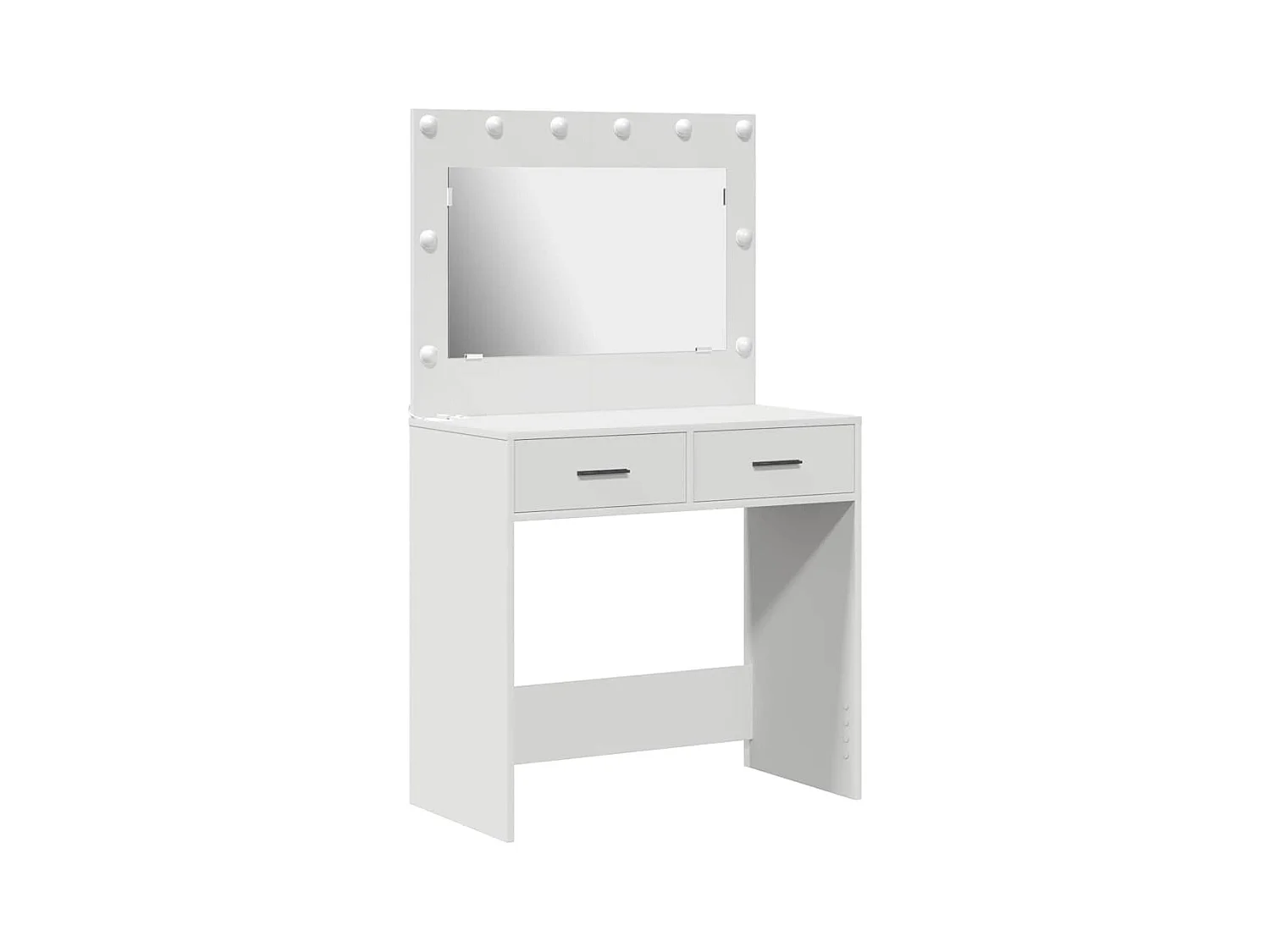 Coiffeuse Blanc 78.5 x 41 x 135 cm Bois d'ingénierie