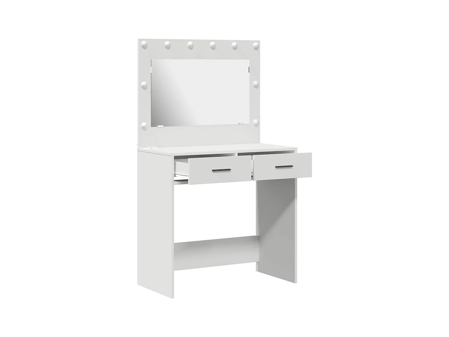 Coiffeuse Blanc 78.5 x 41 x 135 cm Bois d'ingénierie