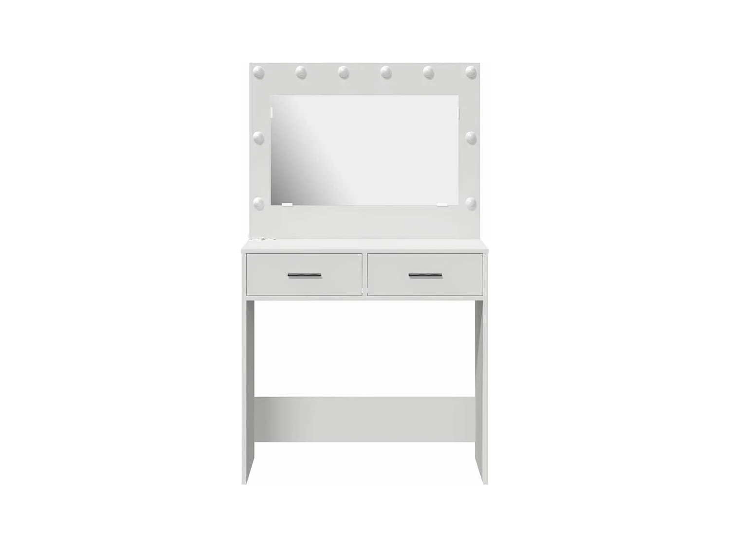 Coiffeuse Blanc 78.5 x 41 x 135 cm Bois d'ingénierie